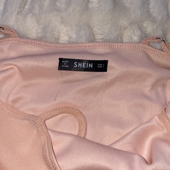 Powder Pink Ruched Dress - Picture 4 of 4